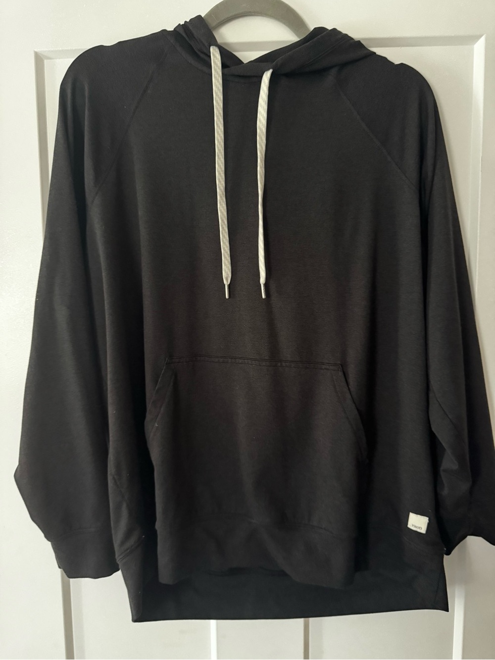 Vuori Halo Hoodie Sweatshirt - Heather Black Size S